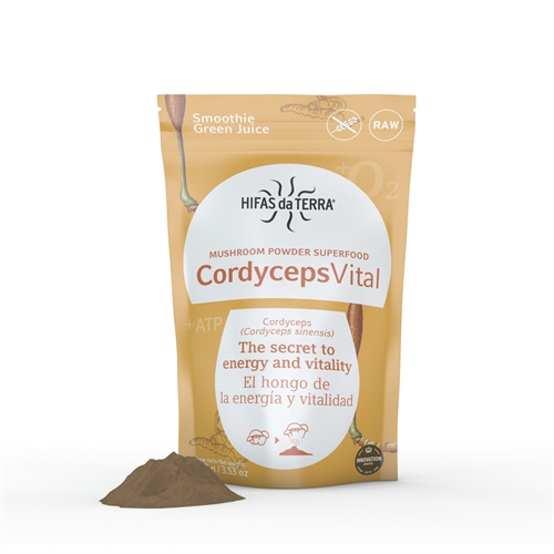 Økologisk  Cordyceps Vital pulver for smoothies